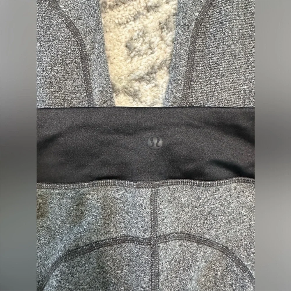 Lululemon Motivate‎ Pant Heathered Speckled Black / Black Size 4